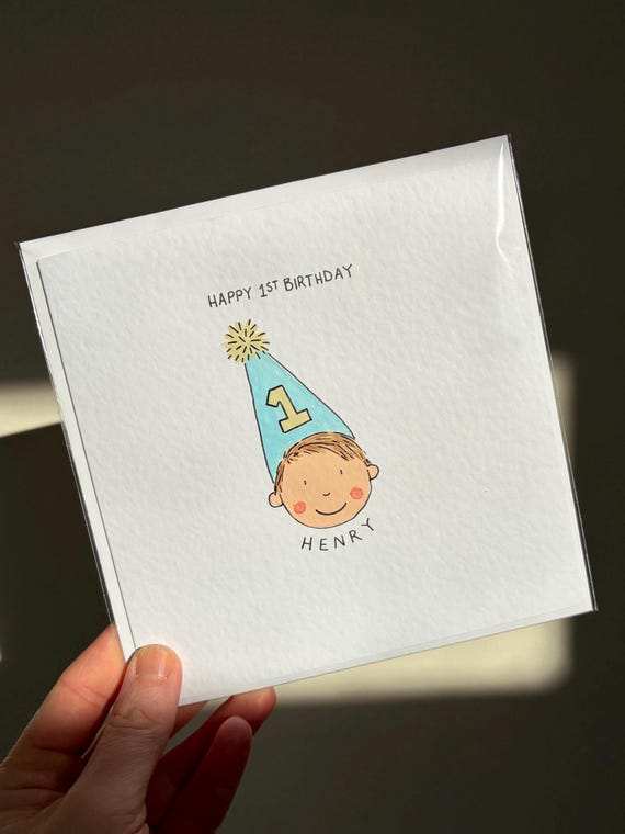 Hand-Painted Birthday Portrait Card: Personalised Caricature