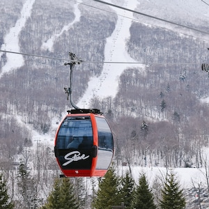 Vermont Photography by simplymekb - Un-Framed Photo Print of a Stowe Mountain Resort Ski Gondola
