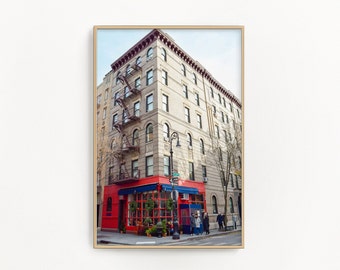 New York Photography by simplymekb - Un-Framed 8x10 Photo Print of the Friends Building in West Village NYC