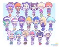KEYCHAIN - PKMN Trainers Multi-Link Double-sided Clear Acrylic Keychain/Charm