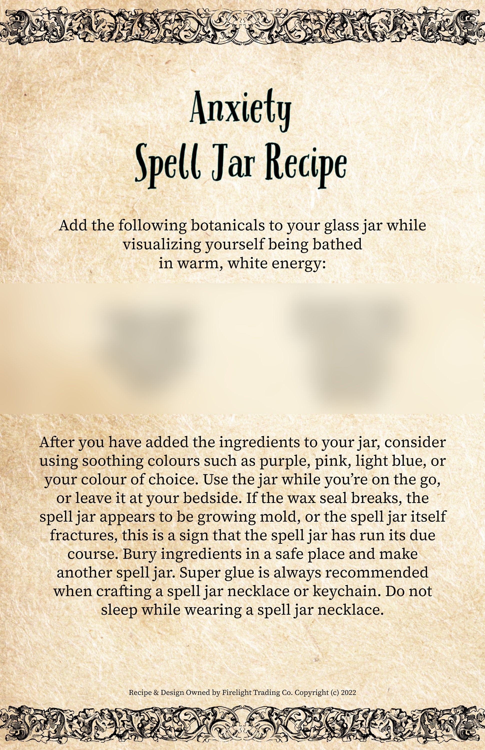 Anxiety Spell Jar Recipe | DIY Spell Jar | Anxiety Magic | Book of ...
