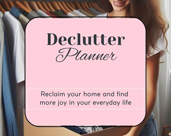 Opruimplanner, direct downloadbare, aanpasbare en afdrukbare planner