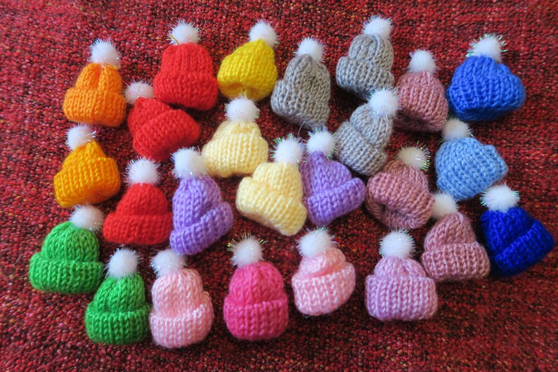 Snuggly Snake // Knitted Pet Beanie Hat Mini Winter Pom Small image 10