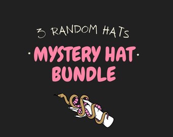 Mystery Bundle // Surprise Mini Hat Box For Pets Reptiles Cute Gift Idea Small Animals Supplies Accessories Snake Gecko Rabbit Hamster Frog