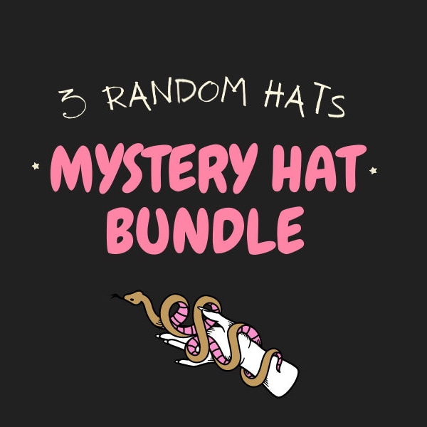 Mystery Bundle // Surprise Mini Hat Box For Pets Reptiles Cute Gift Idea Small Animals Supplies Accessories Snake Gecko Rabbit Hamster Frog