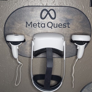 Casque VR Meta Quest 2 FIXATION MURALE Personnalisation gratuite disponible !