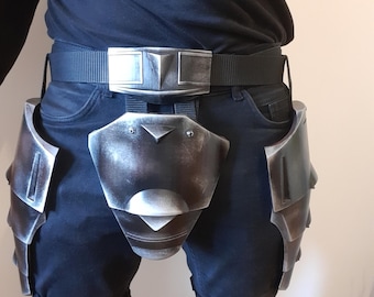 PREDATOR Thighs Set Armor Complete with Belt,Fully Finished Wearable Adult size for Cosplay Jungle hunter Thighs set Armor Painted