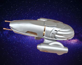 Predator Scout Ship Replica: Hand-Painted Yautja Collectible (22cm Fan Art Display