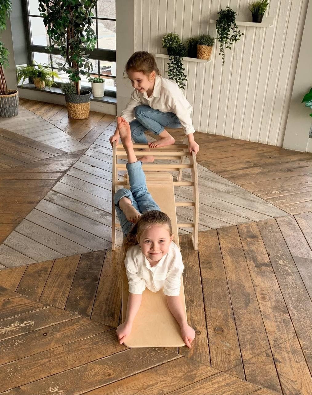 Christmas baby gift. SET climbing arch and climbing swing Balance board for Montessori toddler