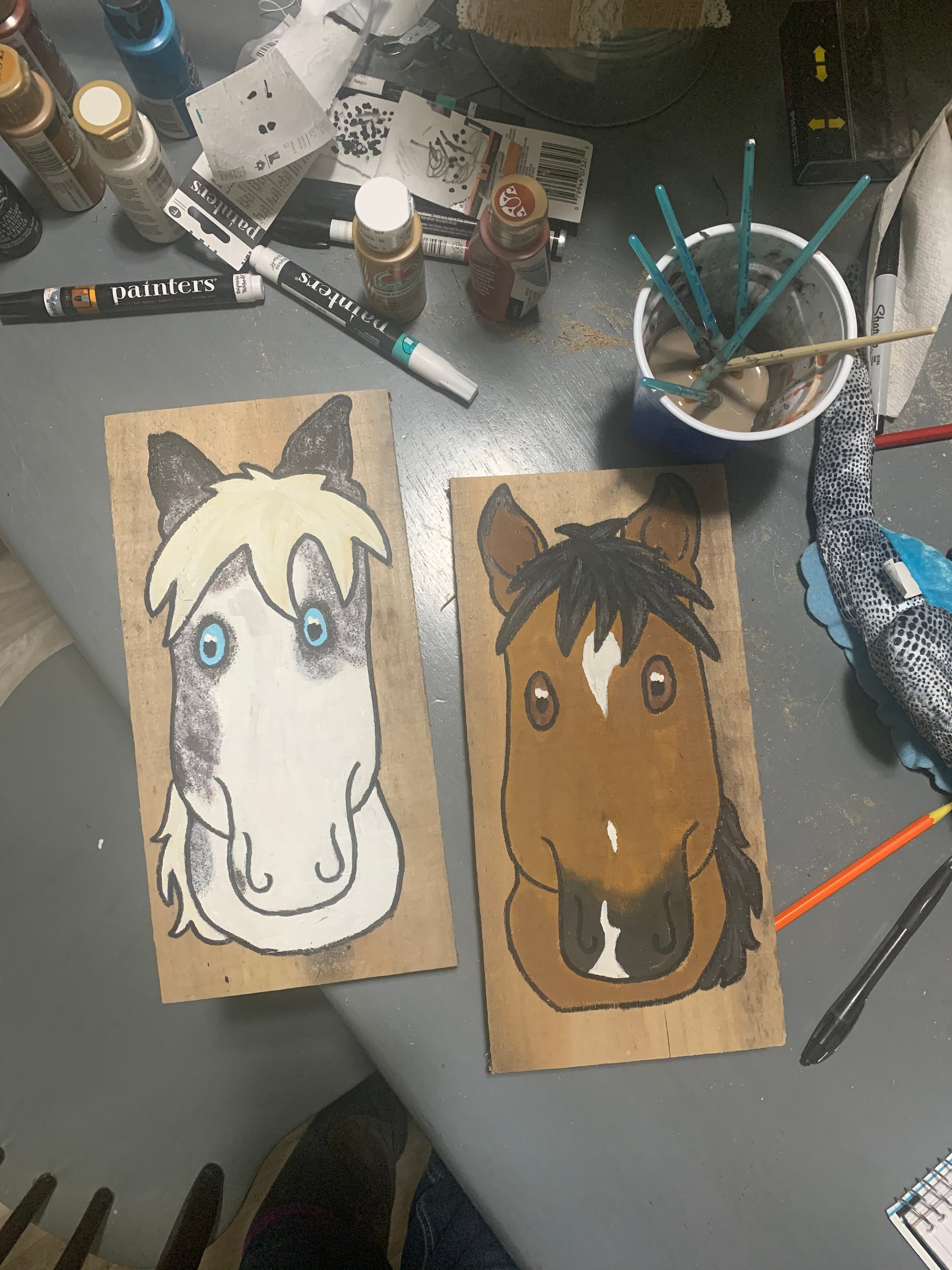 Pony Plates Portrait Horse Stall Plaques Handmade Stall Etsy