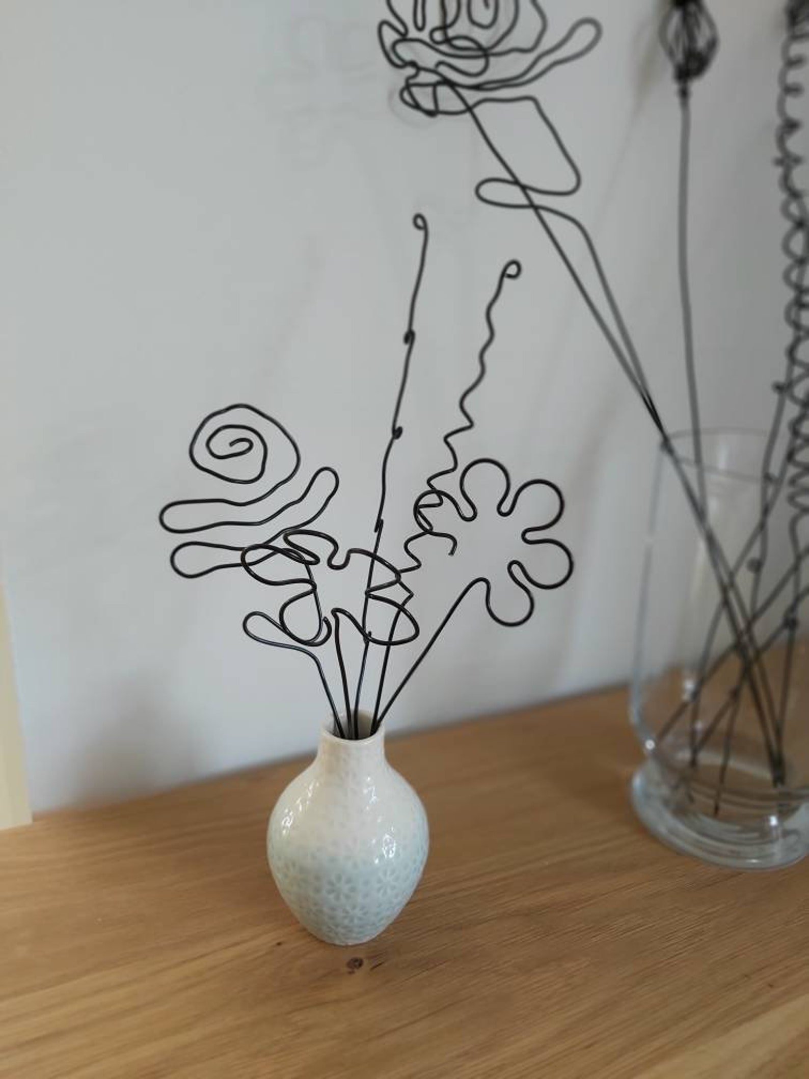 Individual Wire Flower Stems Etsy