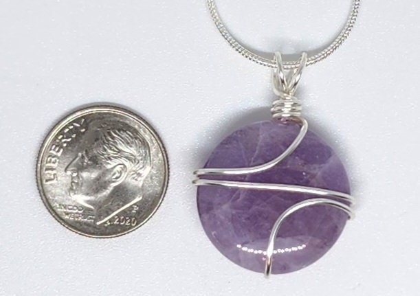 Parure Unique Collier & Boucles D'oreilles Argent Sterling Et Améthyste - Fait Main, Avec écrin