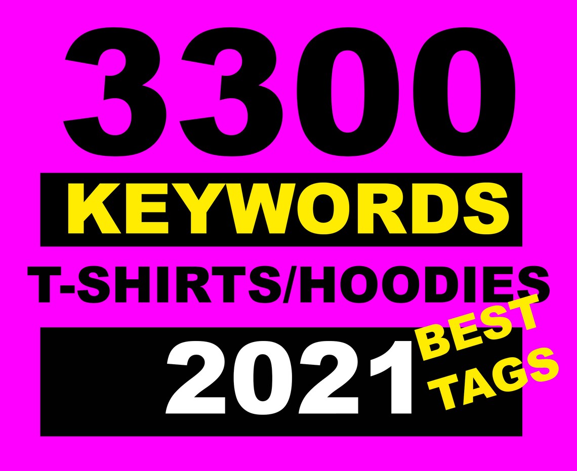 Keywords tshirts sweatshirts top tags tergeting seo Etsy