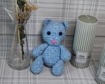 Kleiner Blaubär, Amigurumi, Plüschhaken