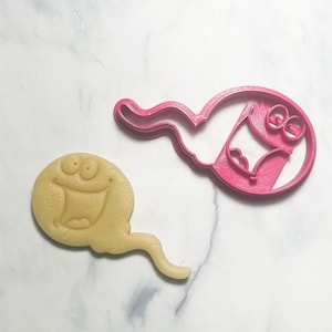 adult cookie cutter - Sperm cookie cutter