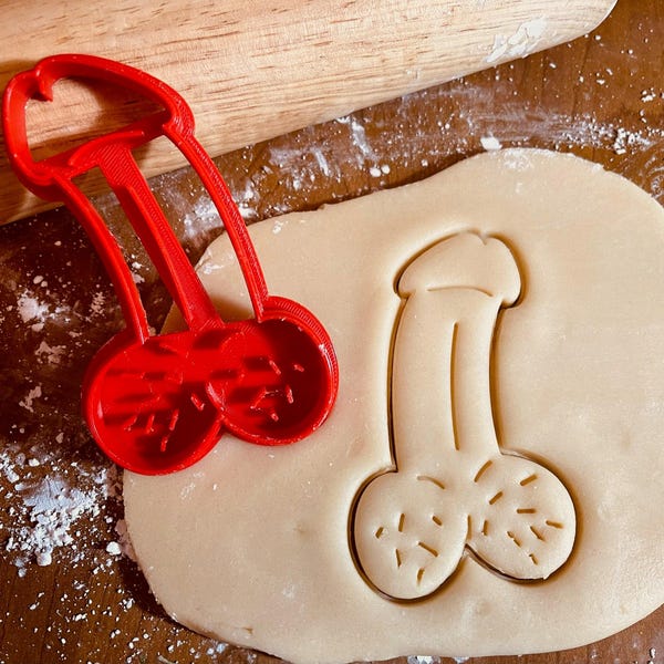 adult cookie cutter - Mega dick cookie cutter