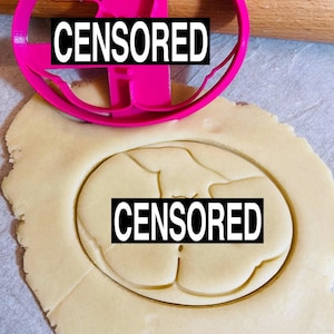 adult cookie cutter - Fingering cookie cutter