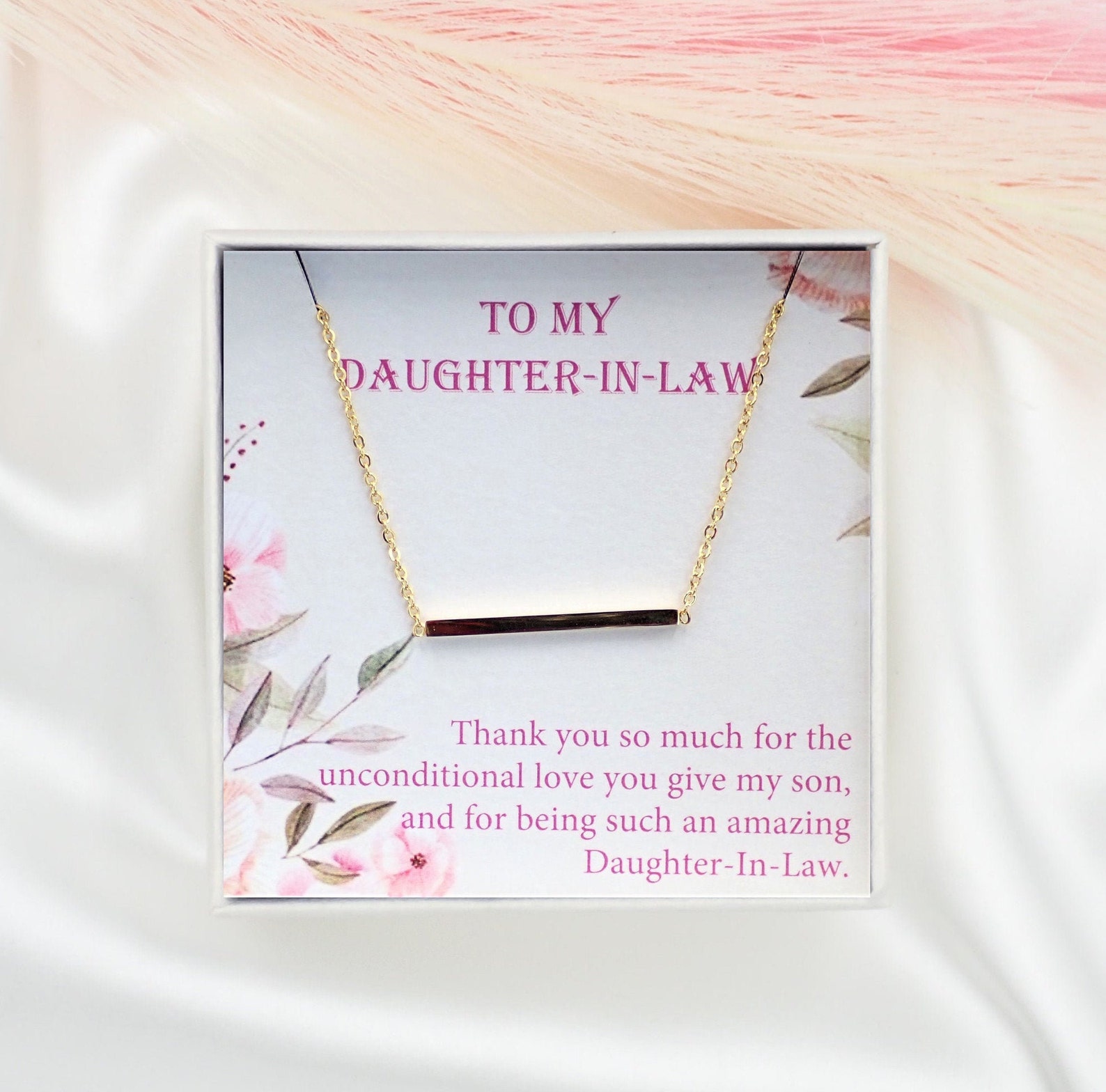 Daughter-in-law Gift Gifts Ideas Necklace Gift | Etsy