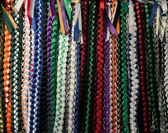 Single Braid Ribbon Leis/Stole/Sash