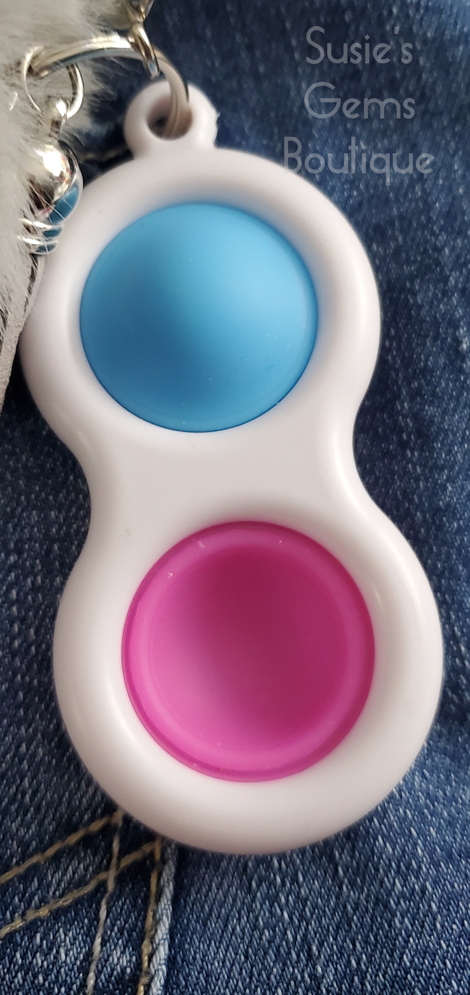 Portachiavi Pop It giocattolo Fidget semplice mini Etsy