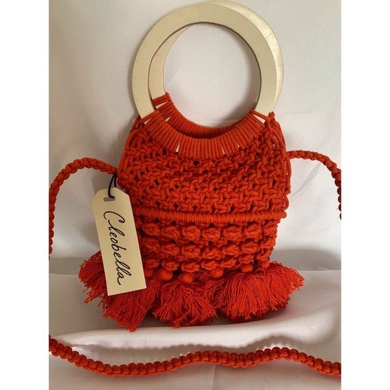 Cleobella Mónaco Tote Boho Crochet Purse / Crossb… - image 2