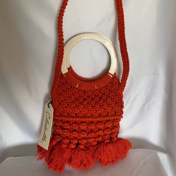 Cleobella Mónaco Tote Boho Crochet Purse / Crossb… - image 3