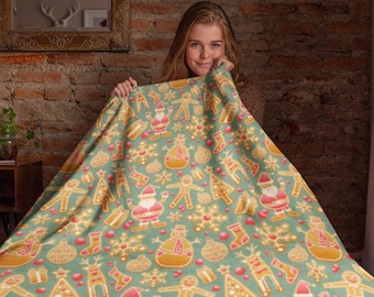 Christmas blanket, gifts for her, Christmas blanket Gift, baby blanket, Gift for Dad, Gift for Mom