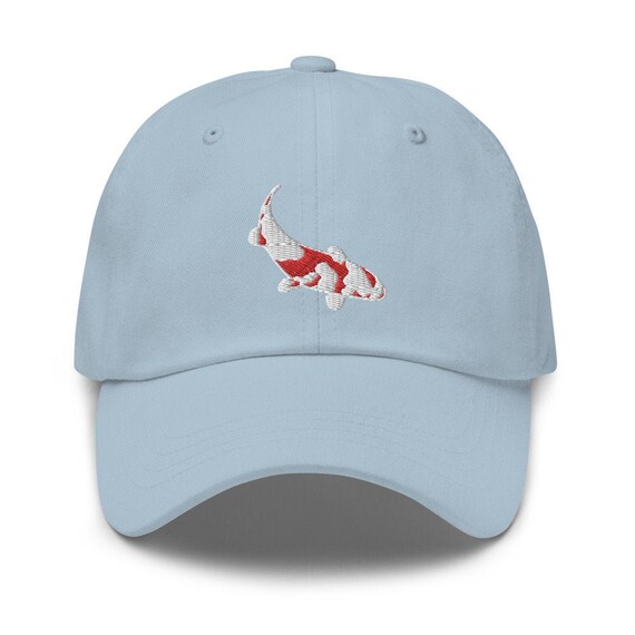 Koi Fish Embroidered Hat Koi Fish Cap 