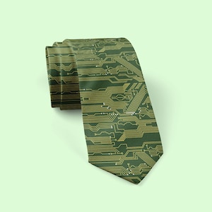 Circuit Board Tie, Programmer Gift, Computer Science Gift, It Guy, Engineer Gift, Geeky Grad Gift For Man