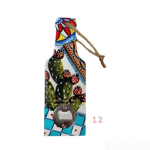 Personalized Bottle Opener, Hand Painted Wooden Bottle Opener, Elegant and Functional and Unique for Entertaining