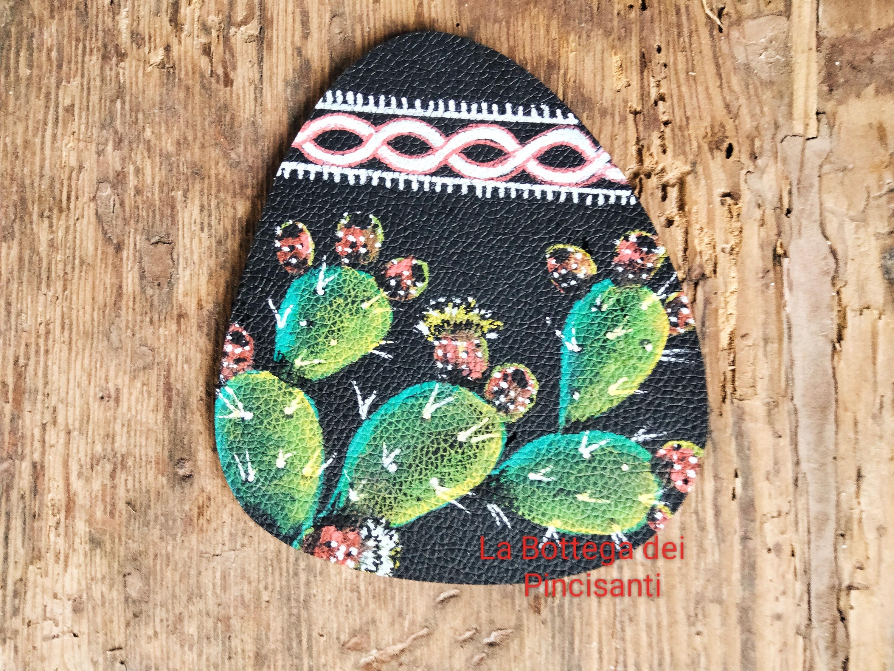 Hand-painted PVC Coaster | Sicilian Motifs | Majolica, Lemons