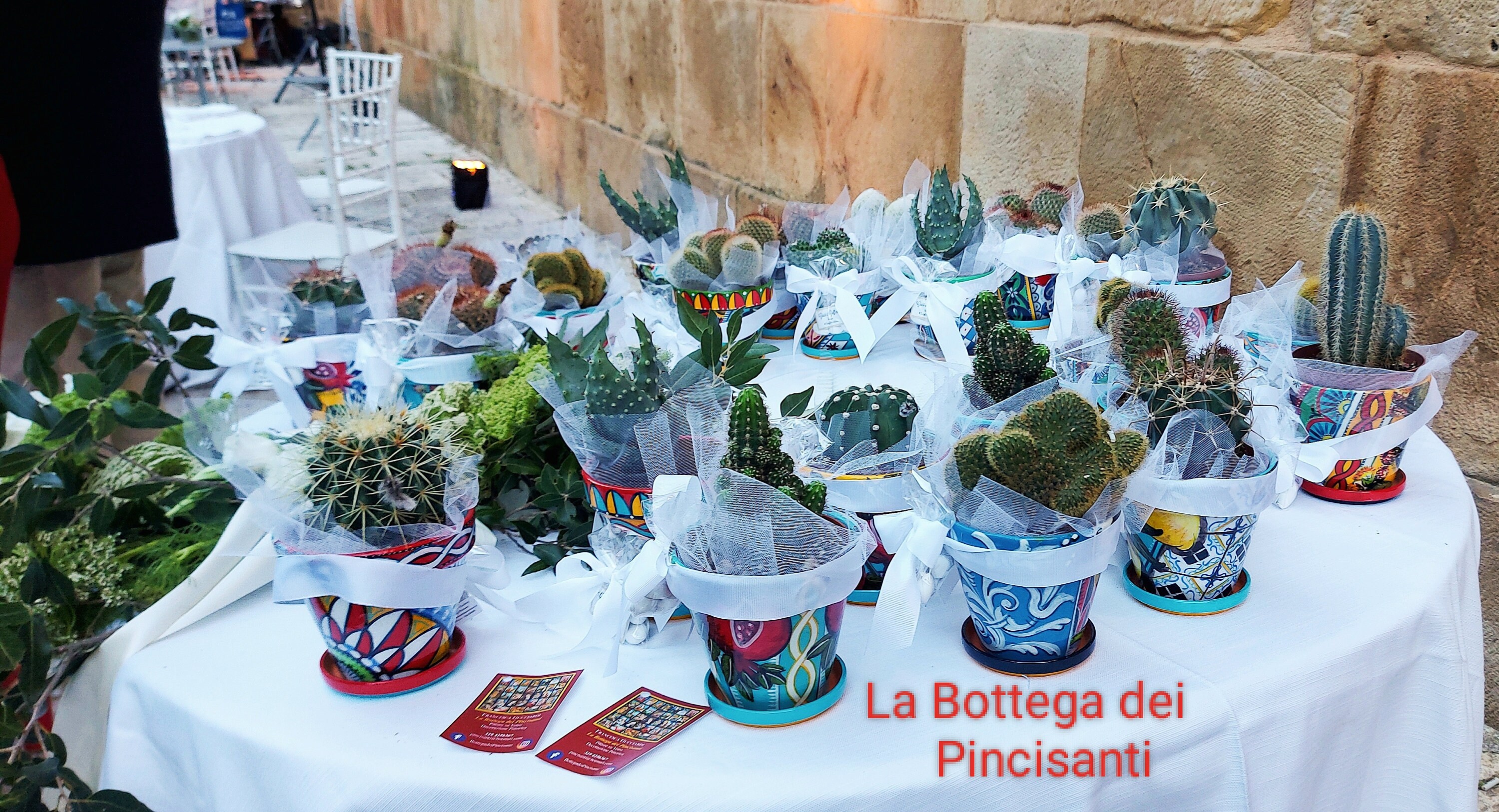 03 Sicily Terracotta Vases Hand Painted With Typical Sicilian