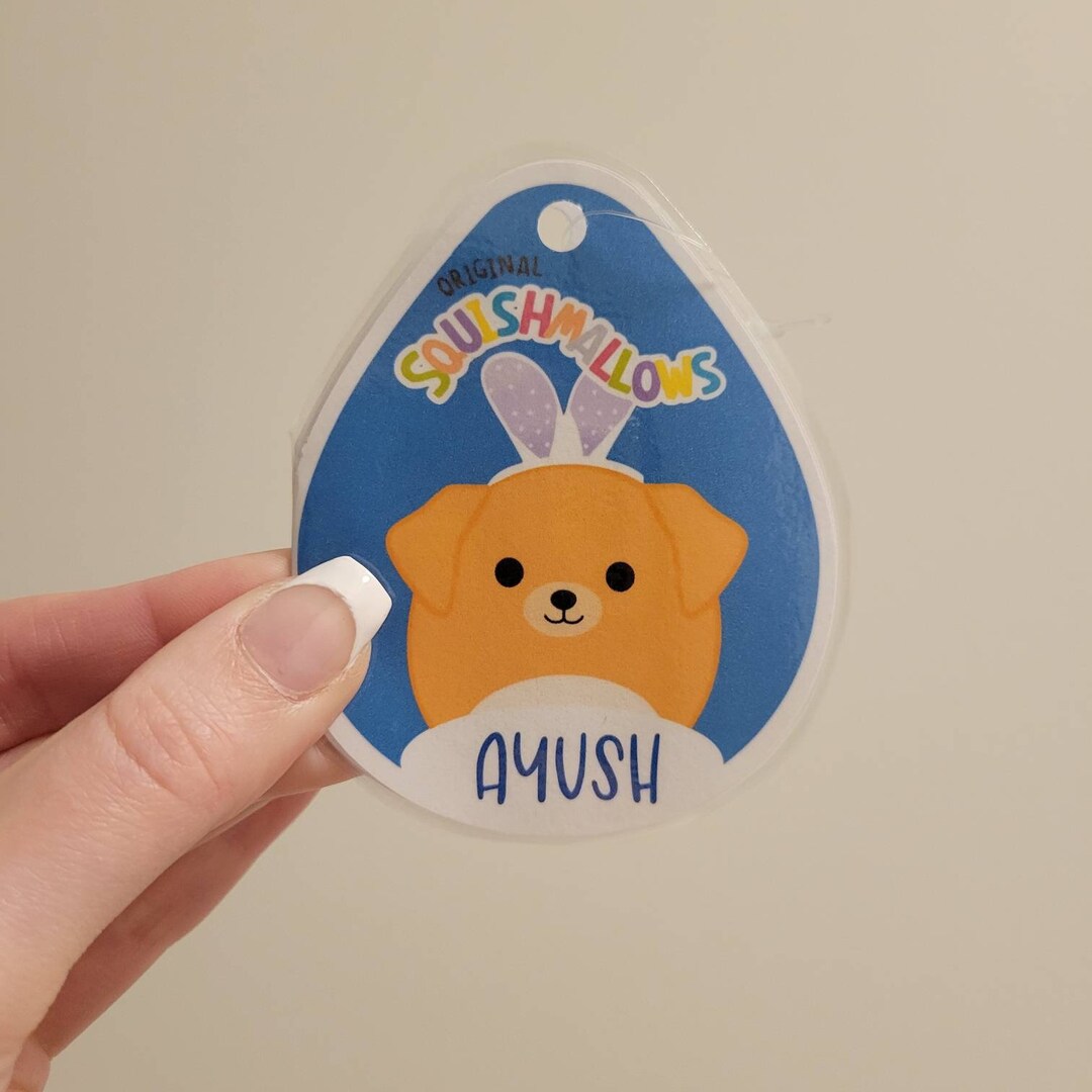 Custom Squishmallow Tag / Design / Squish Tags / DIY Etsy