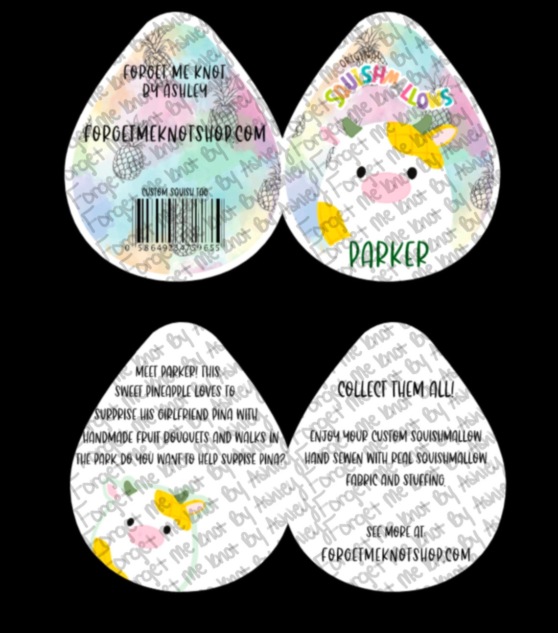 Custom Squishmallow Tag Design Squish Tags DIY Squishmellow - Etsy