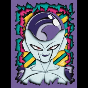 Frieza Anime Schurken DBZ Poster Wohnzimmer Kunst in verschiedenen Größen
