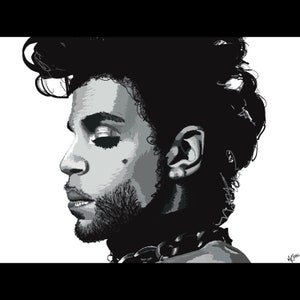 Prince-kunstposter van 5 x 7&quot; of 9 x 12&quot; of 12 x 16&quot;