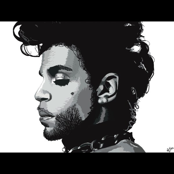 Prince 5x7" or 9x12" or 12x16" art print poster