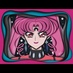 Anime Chibiusa Schurken Poster Wohnheim Raum Kunst mehrere Größen
