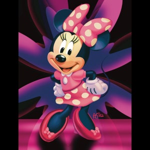 Póster con impresión artística de Minnie