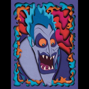 Póster de villanos griegos de Hades, caricatura para dormitorio, obra de arte en varios tamaños