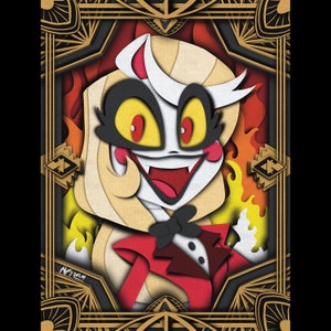Hazbin Hotel Charlie, happy hero of Hell poster dorm room art multiple sizes