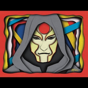 Anime Bösewichte Amon Avatar Legende von Korra Poster Wohnheim Kunst mehrere Größen