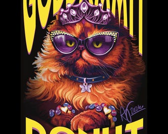 Prinses donut kunstafdruk | Handgetekende poster Dungeon Crawler Carl