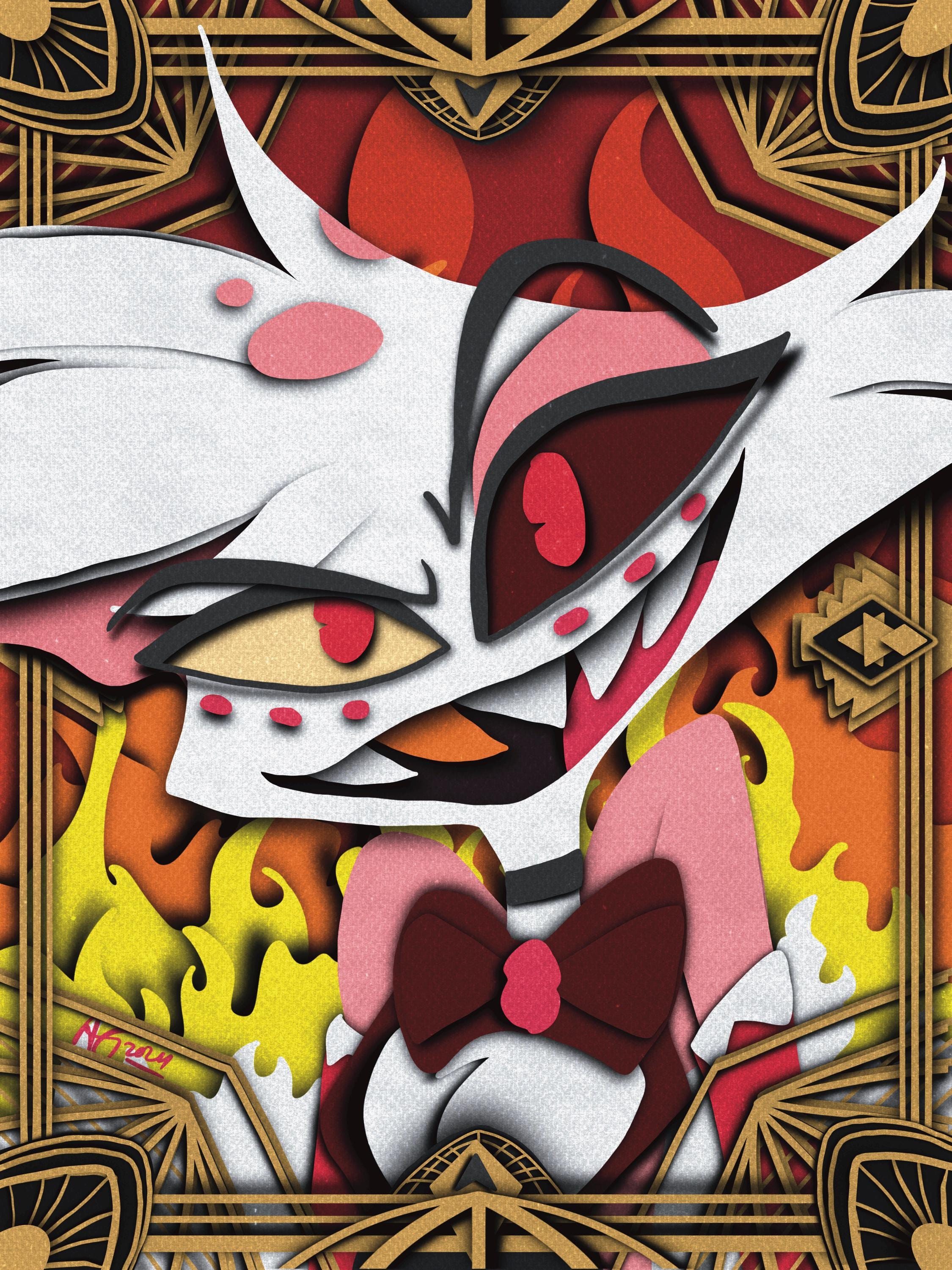 お*い様 hazbin hotel 　Angel dust　ポスターまとめ売り Hazbin Hotel Angel Dust Art Print: Hell Dorm Decor - Etsy