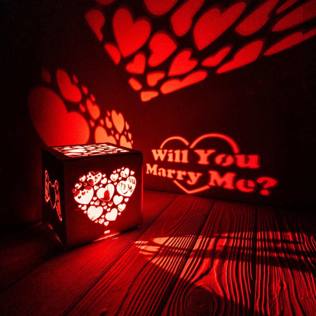 Romantic Light Gift, Romantic Gift Ideea, Proposal Gift Box, Best Man