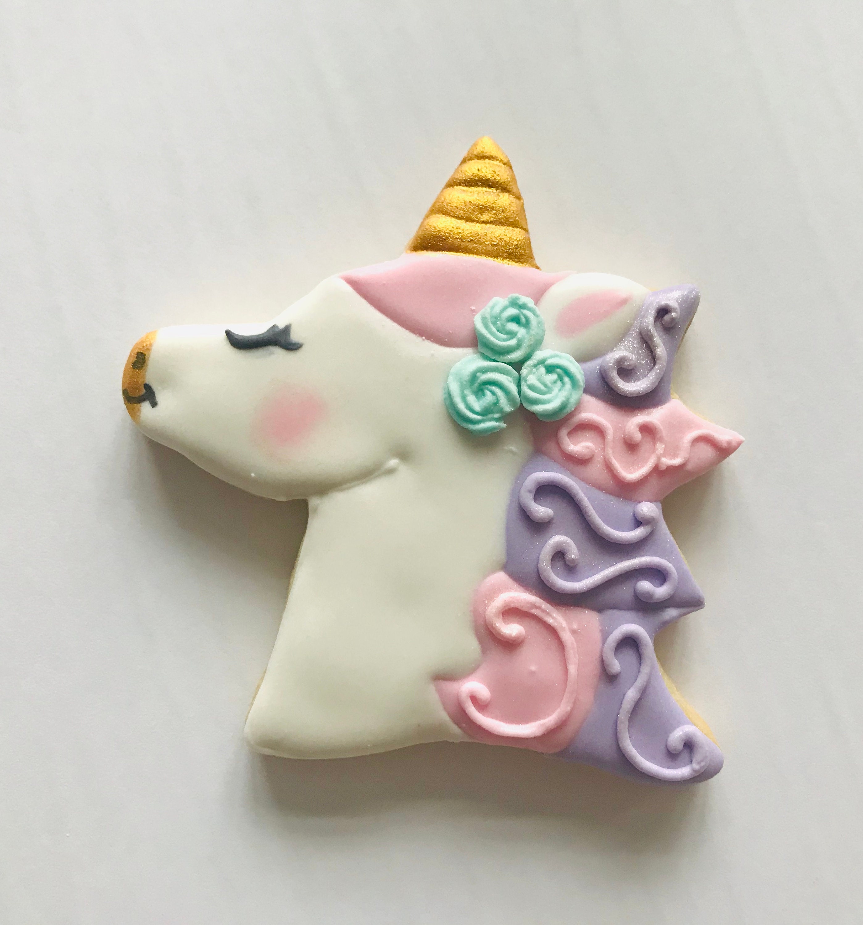Unicorn Cookie Set 1 Dozen Sugar Cookies Etsy