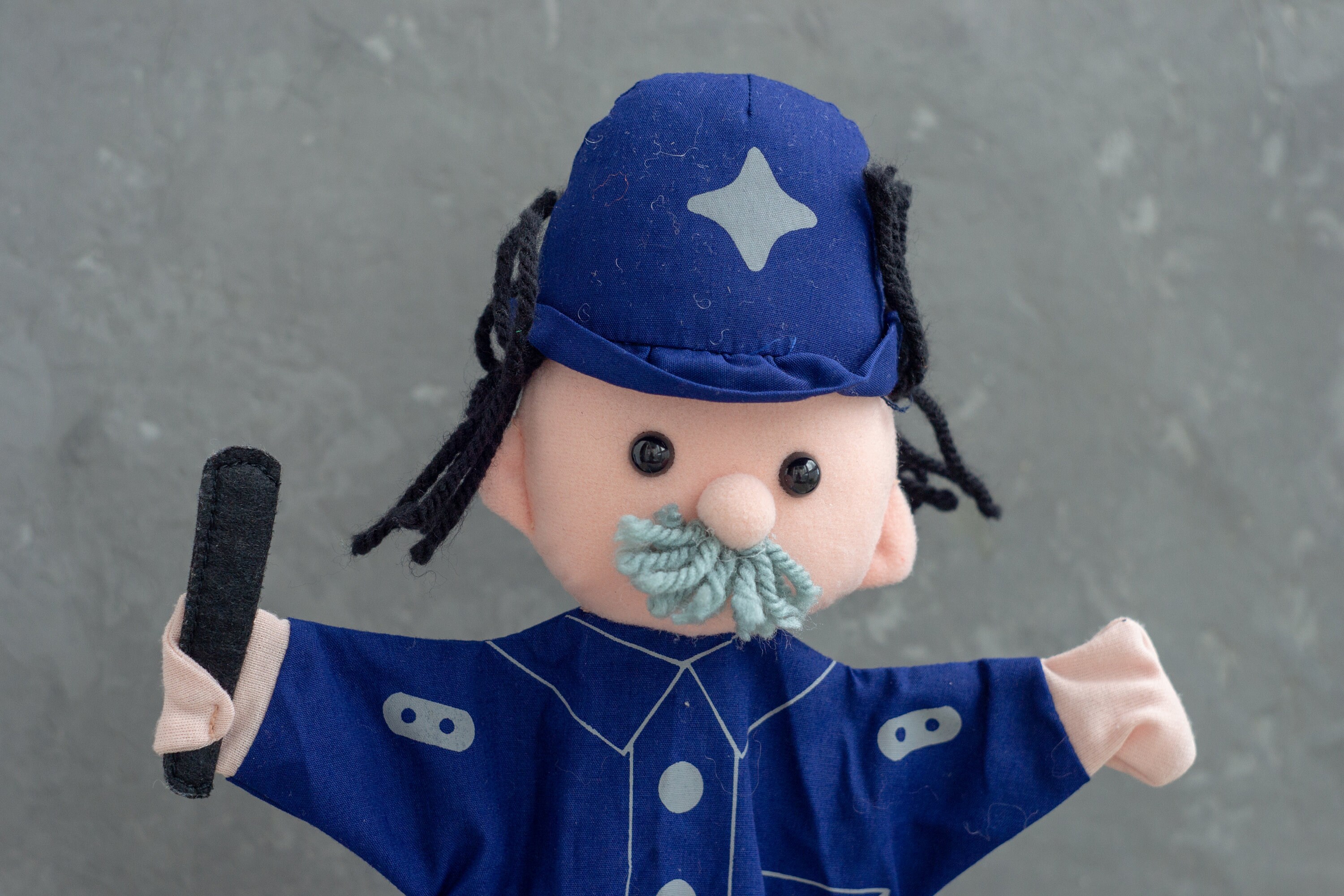 Constable Puppet Toy Police Puppet Glove Hand Puppet Etsy