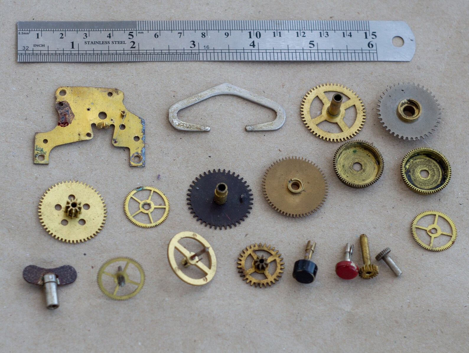 19 Pcs Assorted Clock Parts Alarm Clock Parts Gears for Etsy