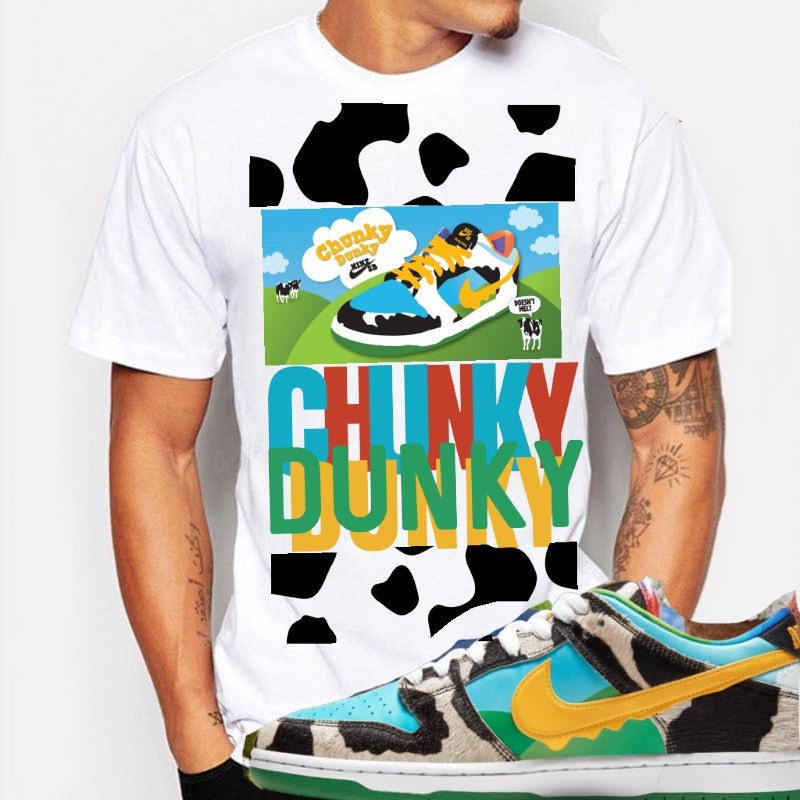 Matching Sneaker Tshirt for Nike Cow Spots Ice Cream Chunky | Etsy