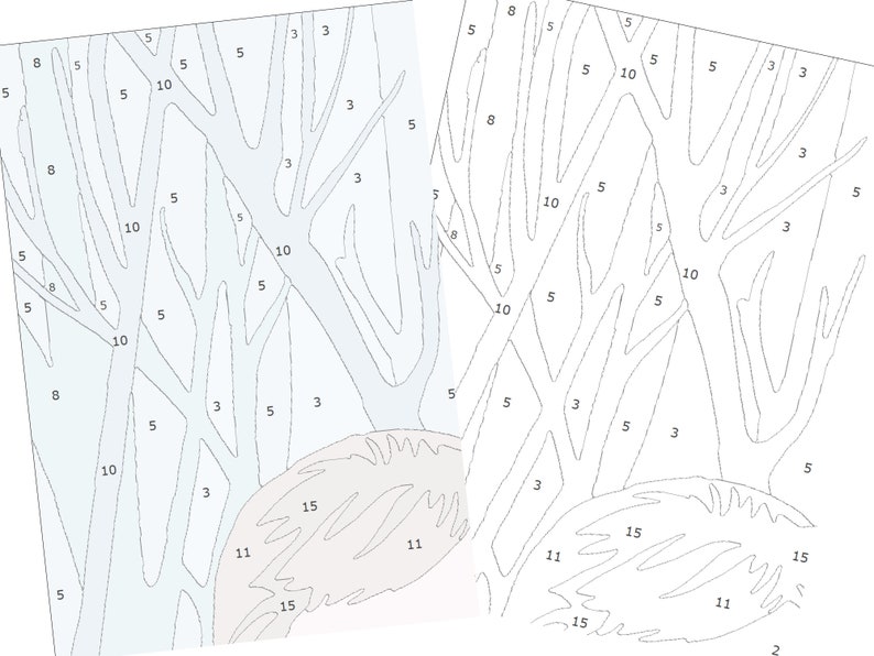 Paint by Numbers Kids PDF, Easy Printable Cute Princess Painting by Numbers, Activity at Home